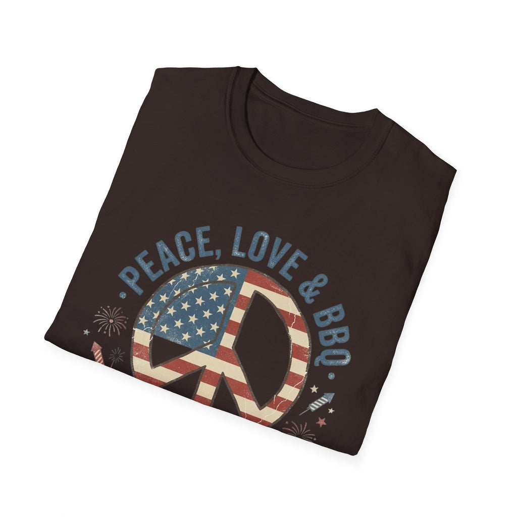 Stars & Stripes Unisex Softstyle Tee – 4th of July