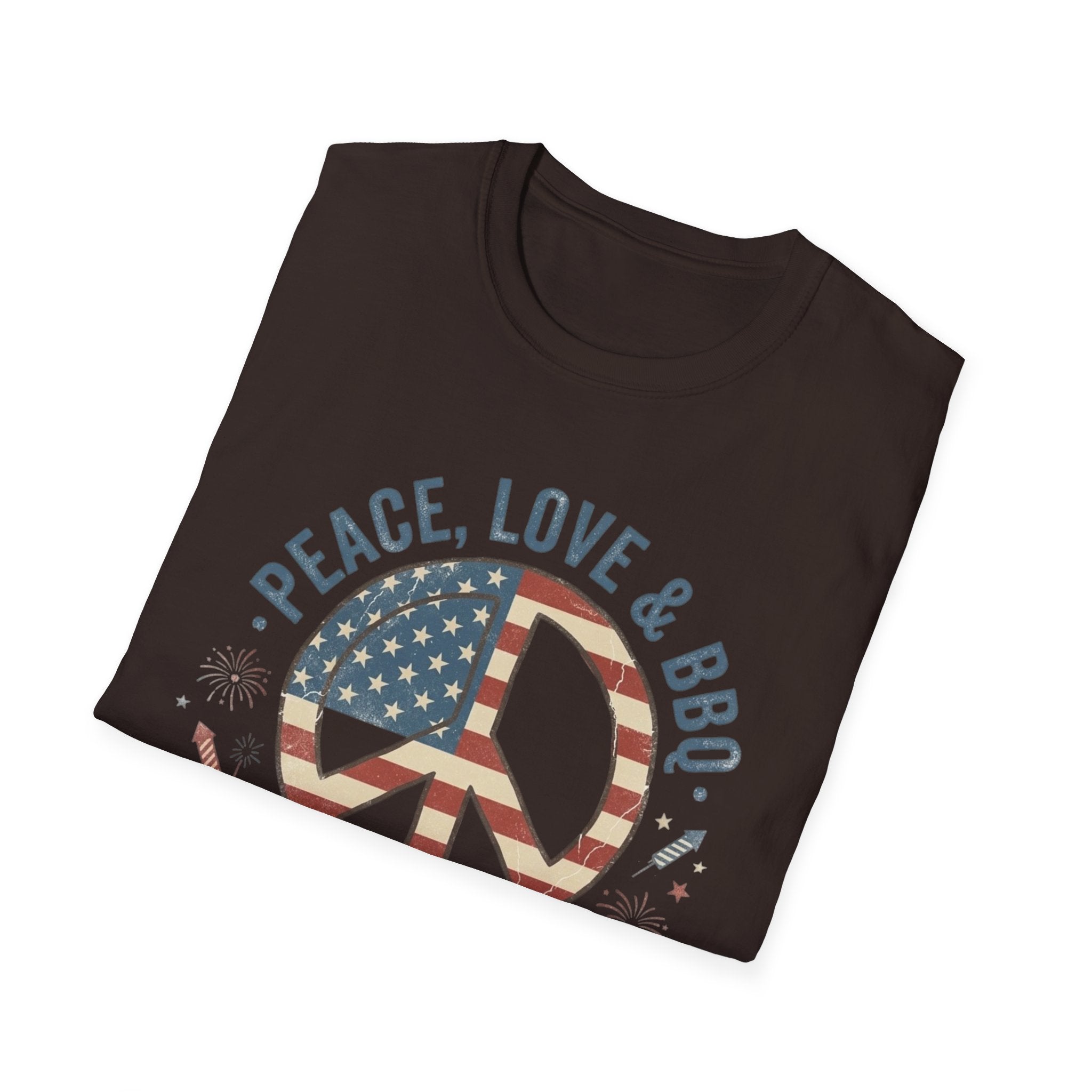 Stars & Stripes Unisex Softstyle Tee – 4th of July