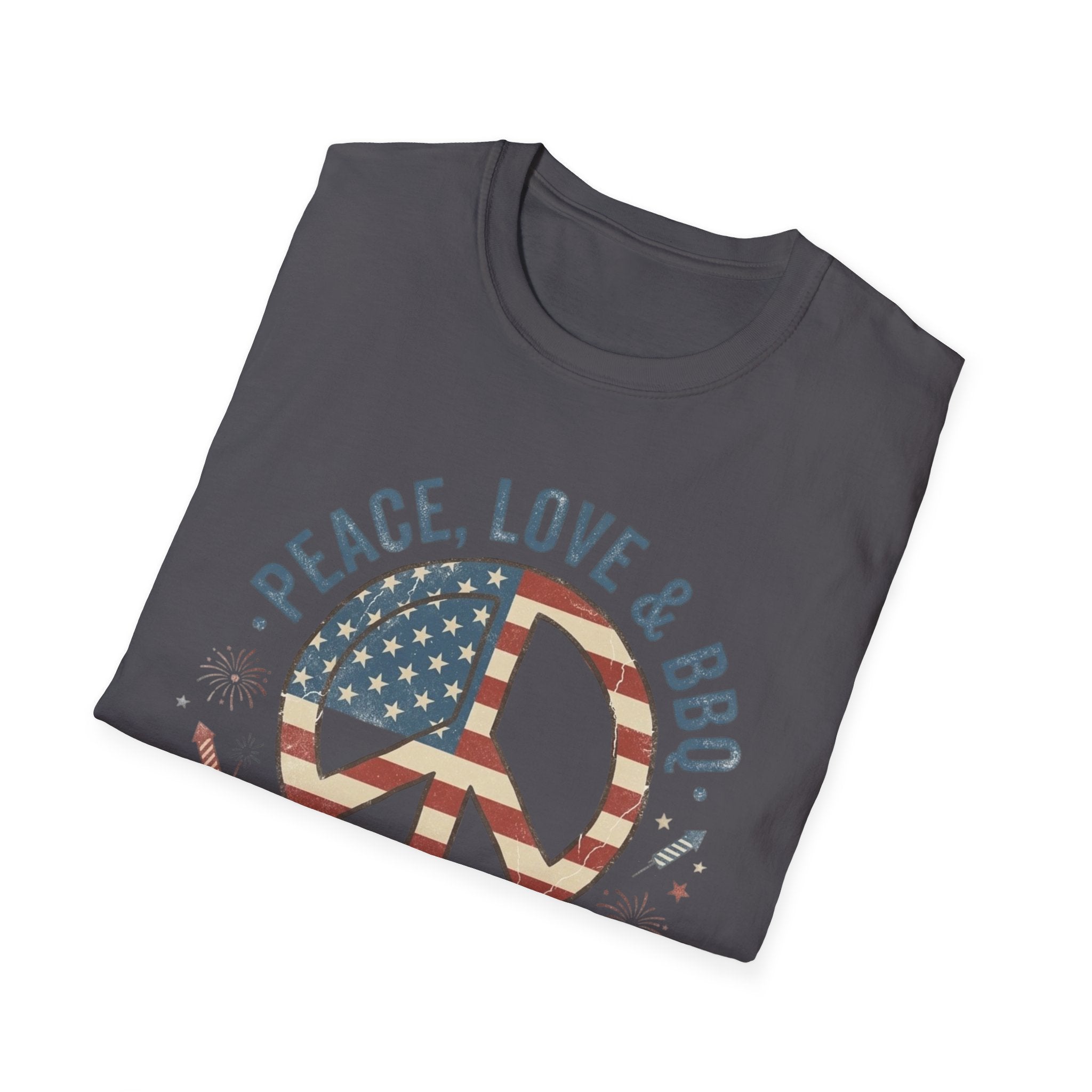 Stars & Stripes Unisex Softstyle Tee – 4th of July