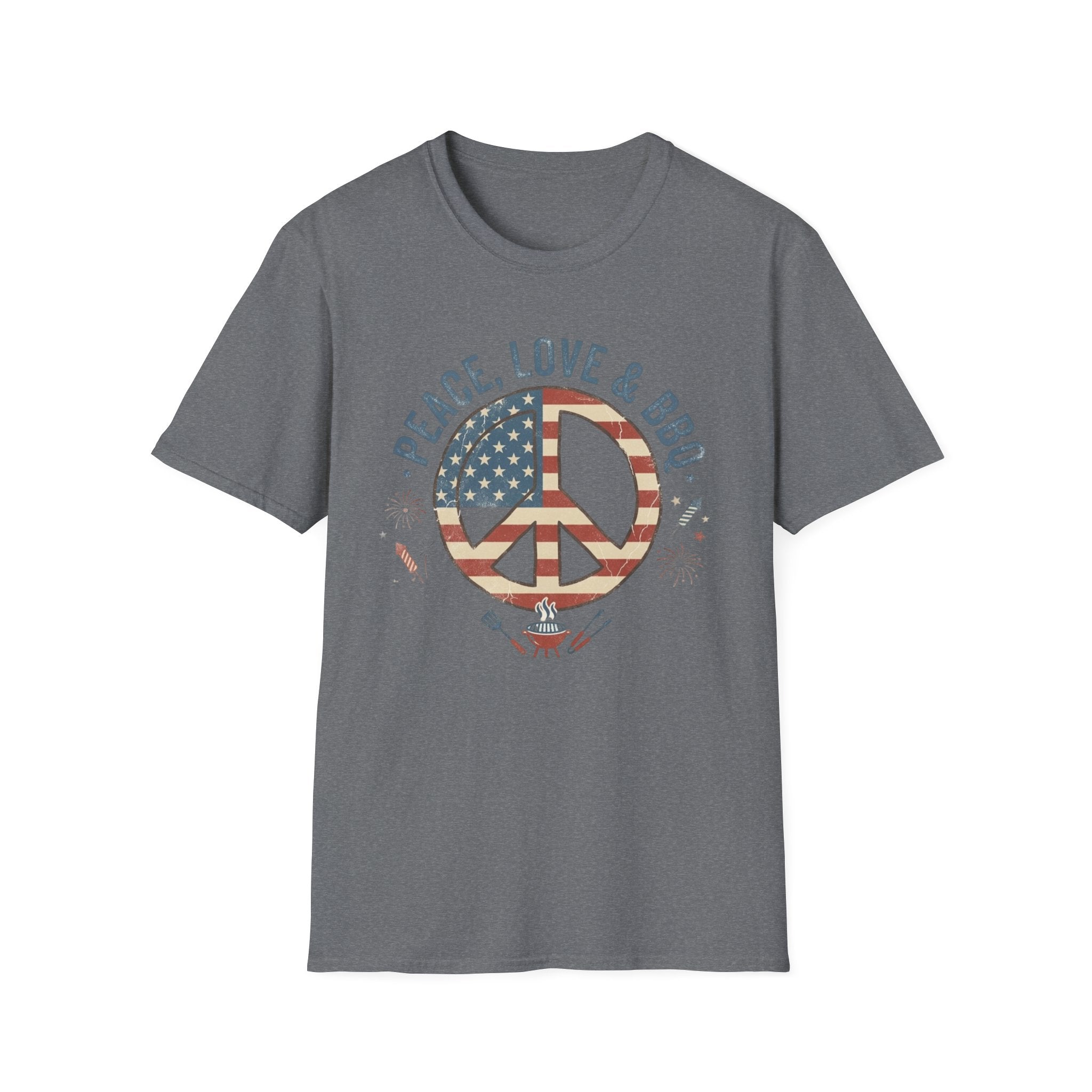 Stars & Stripes Unisex Softstyle Tee – 4th of July
