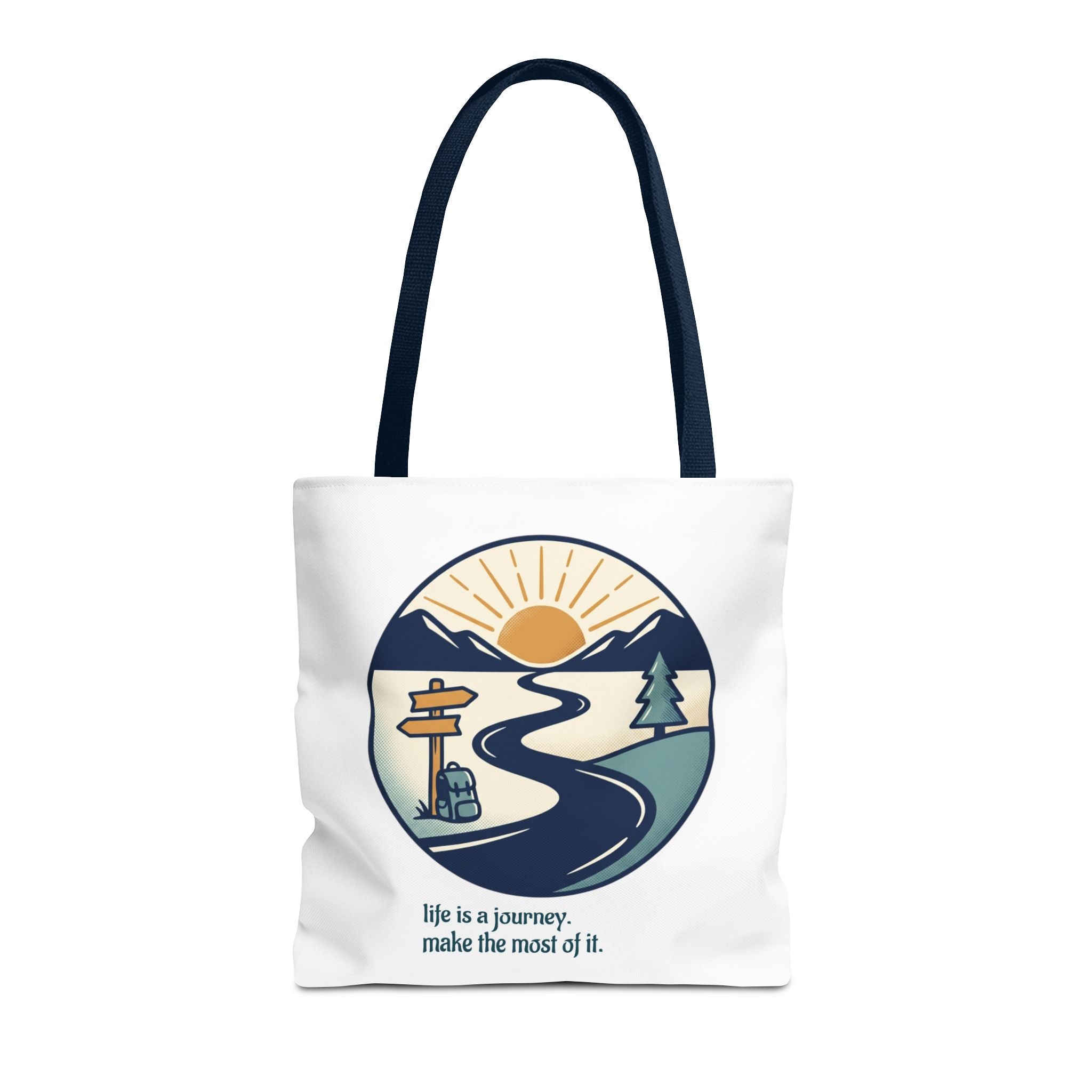 Tote Bag — All‑Over Print, Durable Polyester (3 Sizes)
