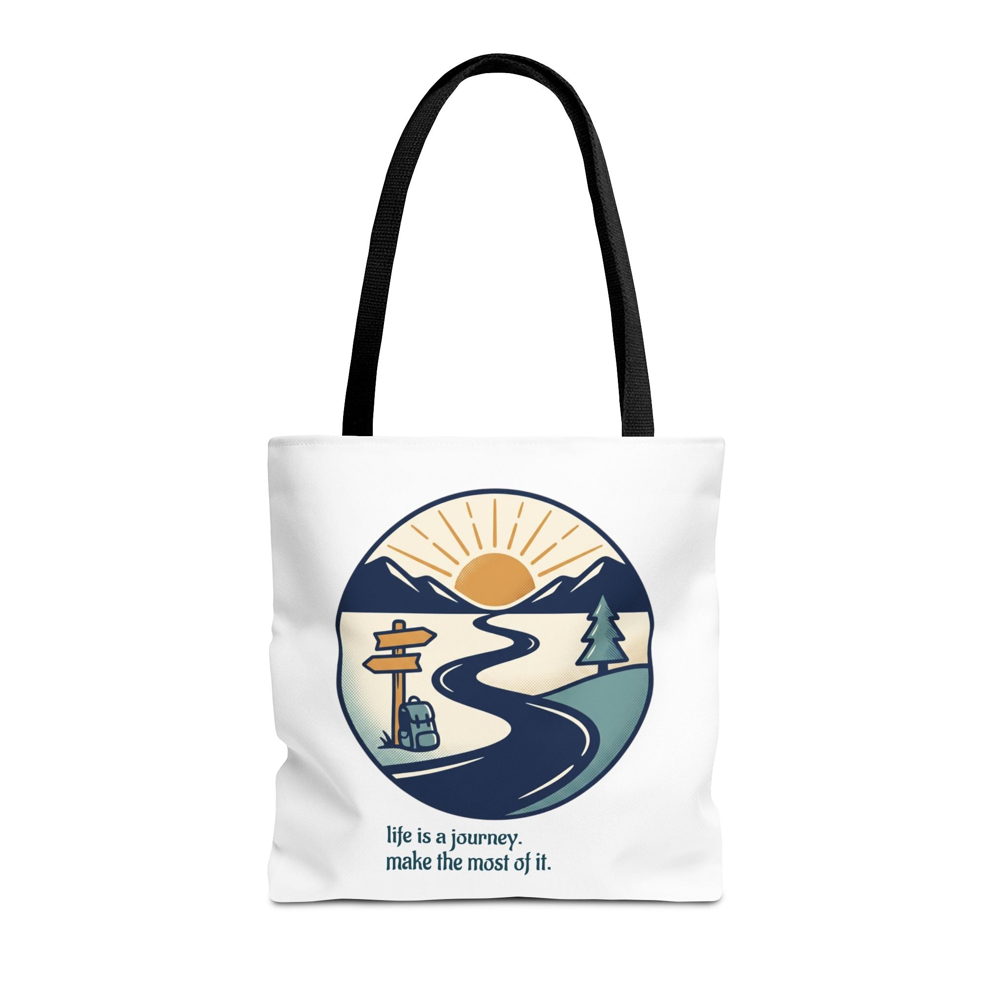 Tote Bag — All‑Over Print, Durable Polyester (3 Sizes)
