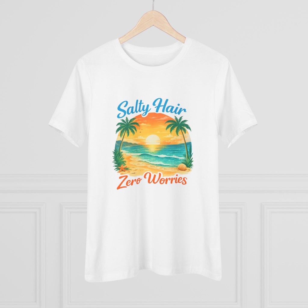 Salty Hair Zero Worries Women's Cotton Tee