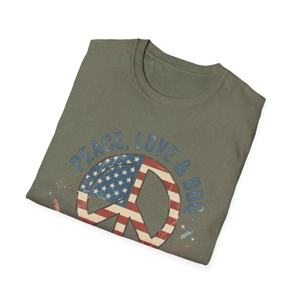 Stars & Stripes Unisex Softstyle Tee – 4th of July