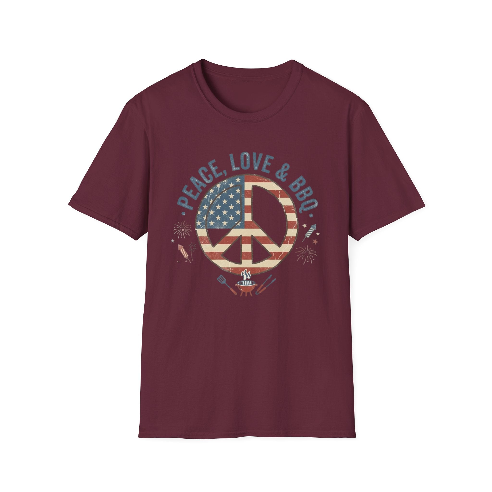 Stars & Stripes Unisex Softstyle Tee – 4th of July