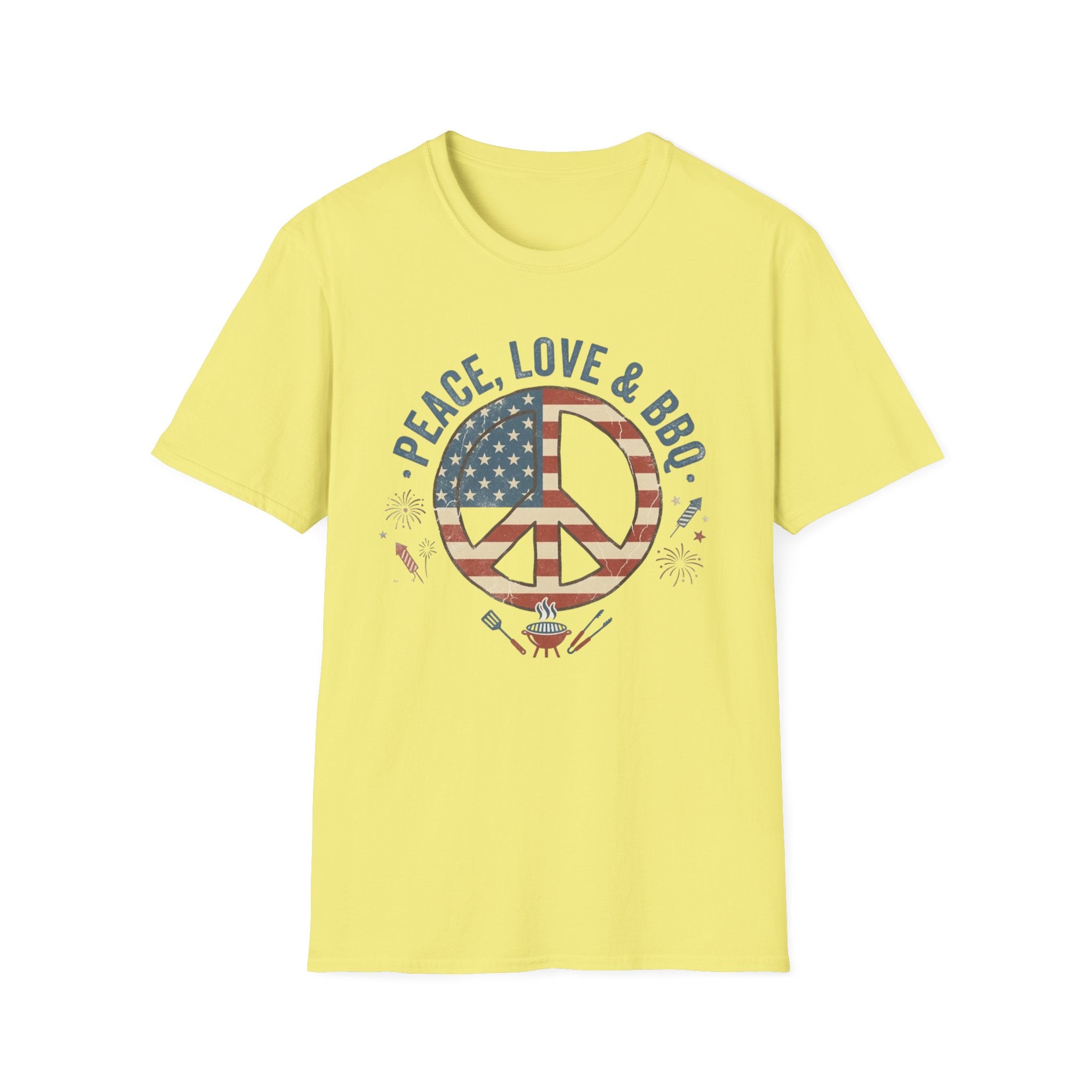 Stars & Stripes Unisex Softstyle Tee – 4th of July