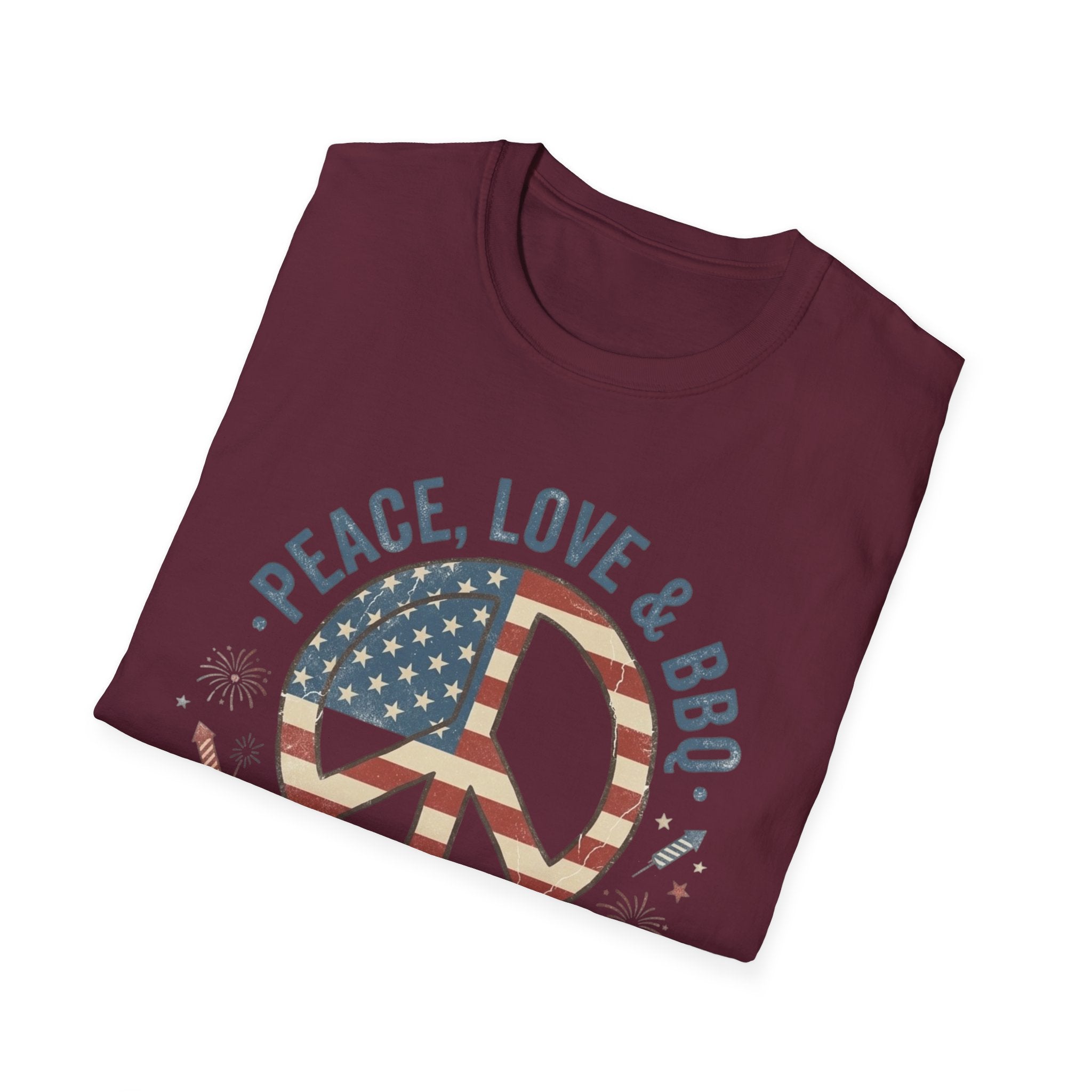 Stars & Stripes Unisex Softstyle Tee – 4th of July