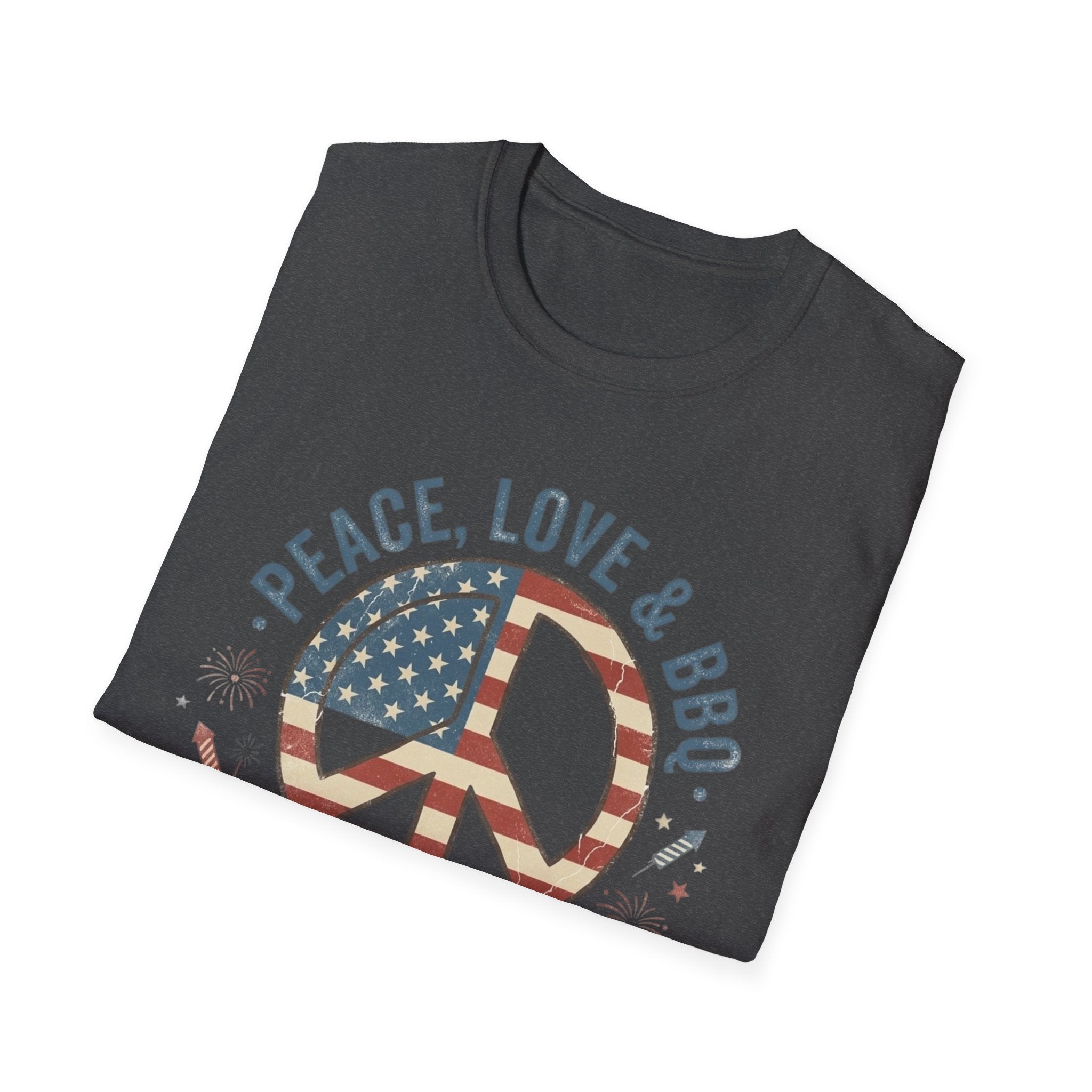 Stars & Stripes Unisex Softstyle Tee – 4th of July