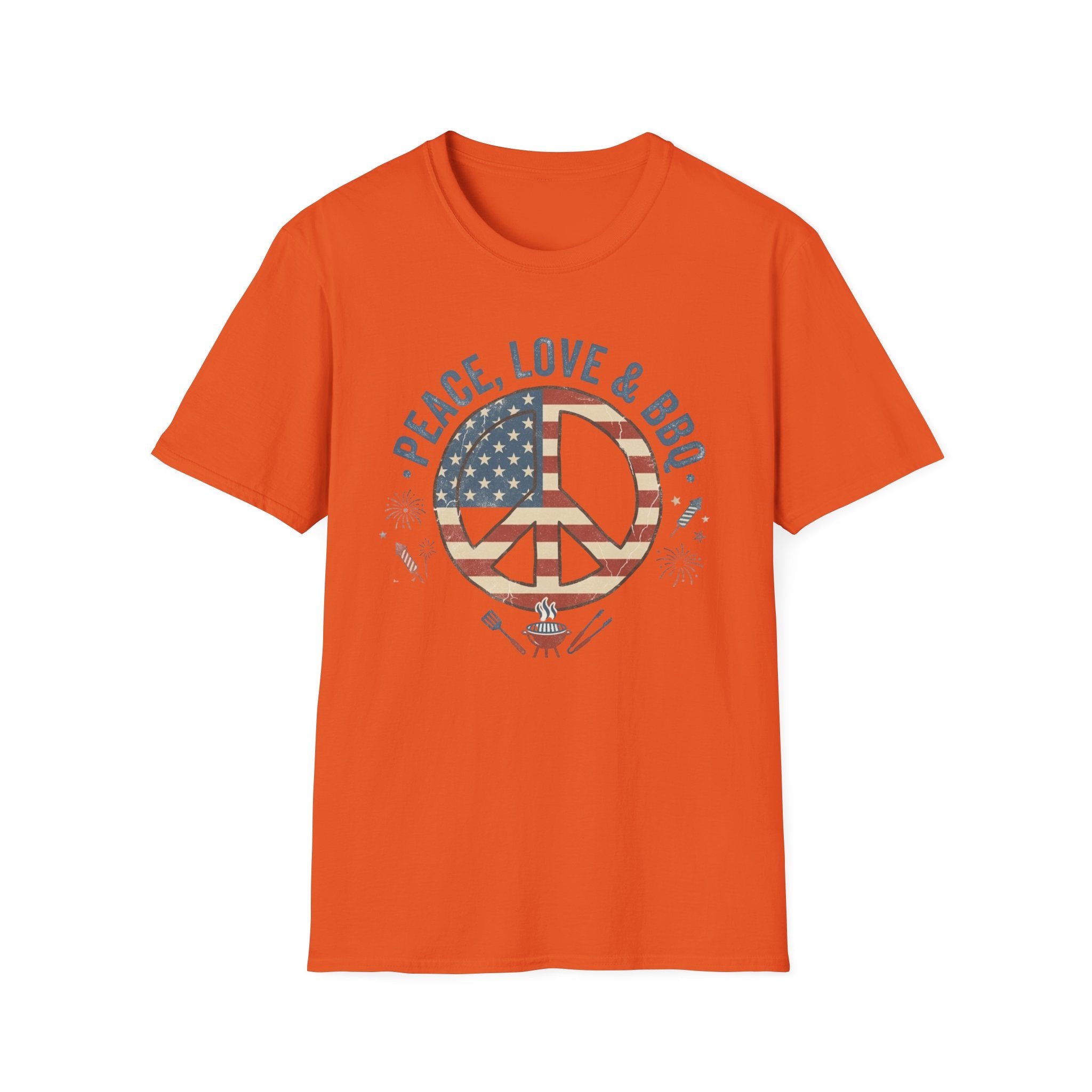 Stars & Stripes Unisex Softstyle Tee – 4th of July
