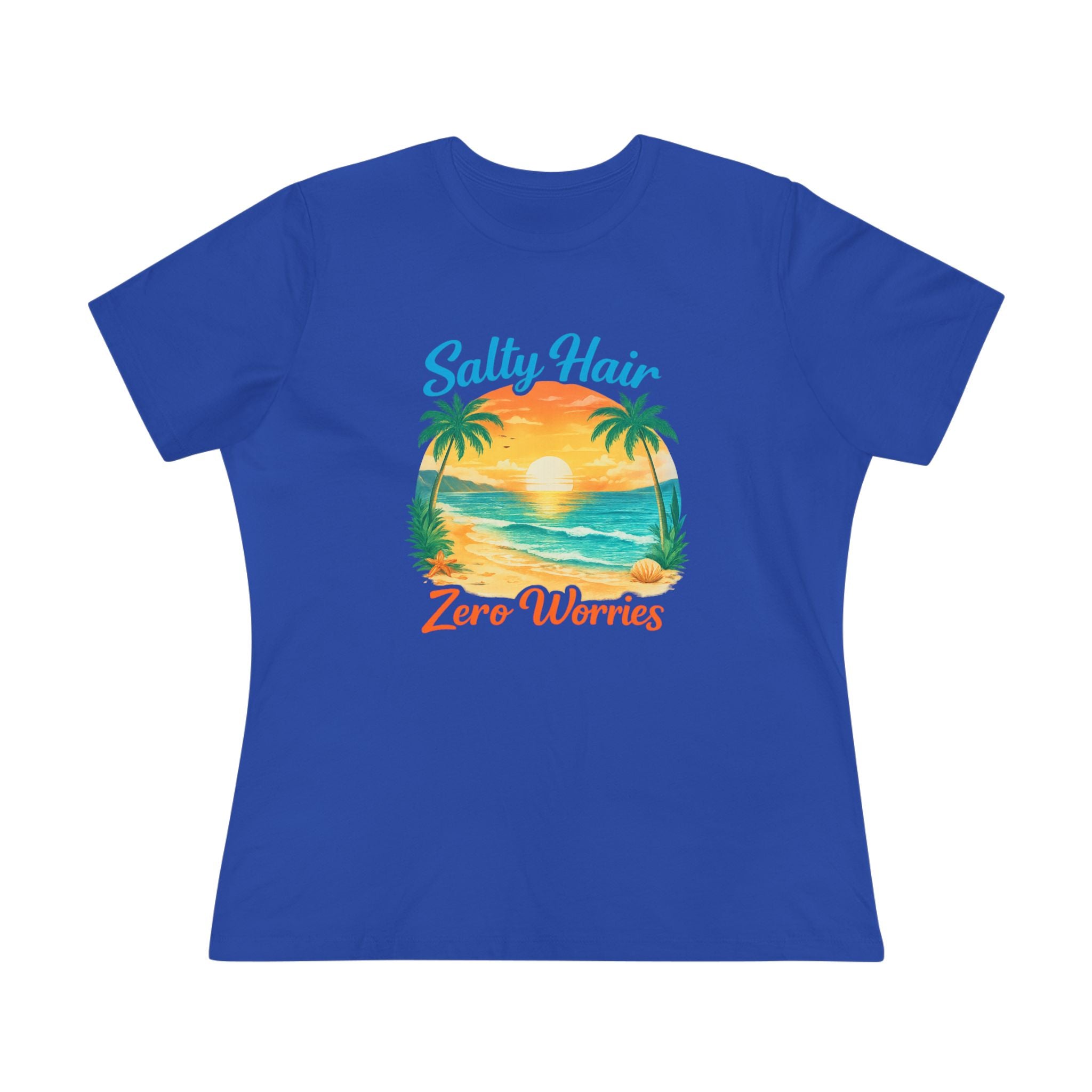 Salty Hair Zero Worries Women's Cotton Tee