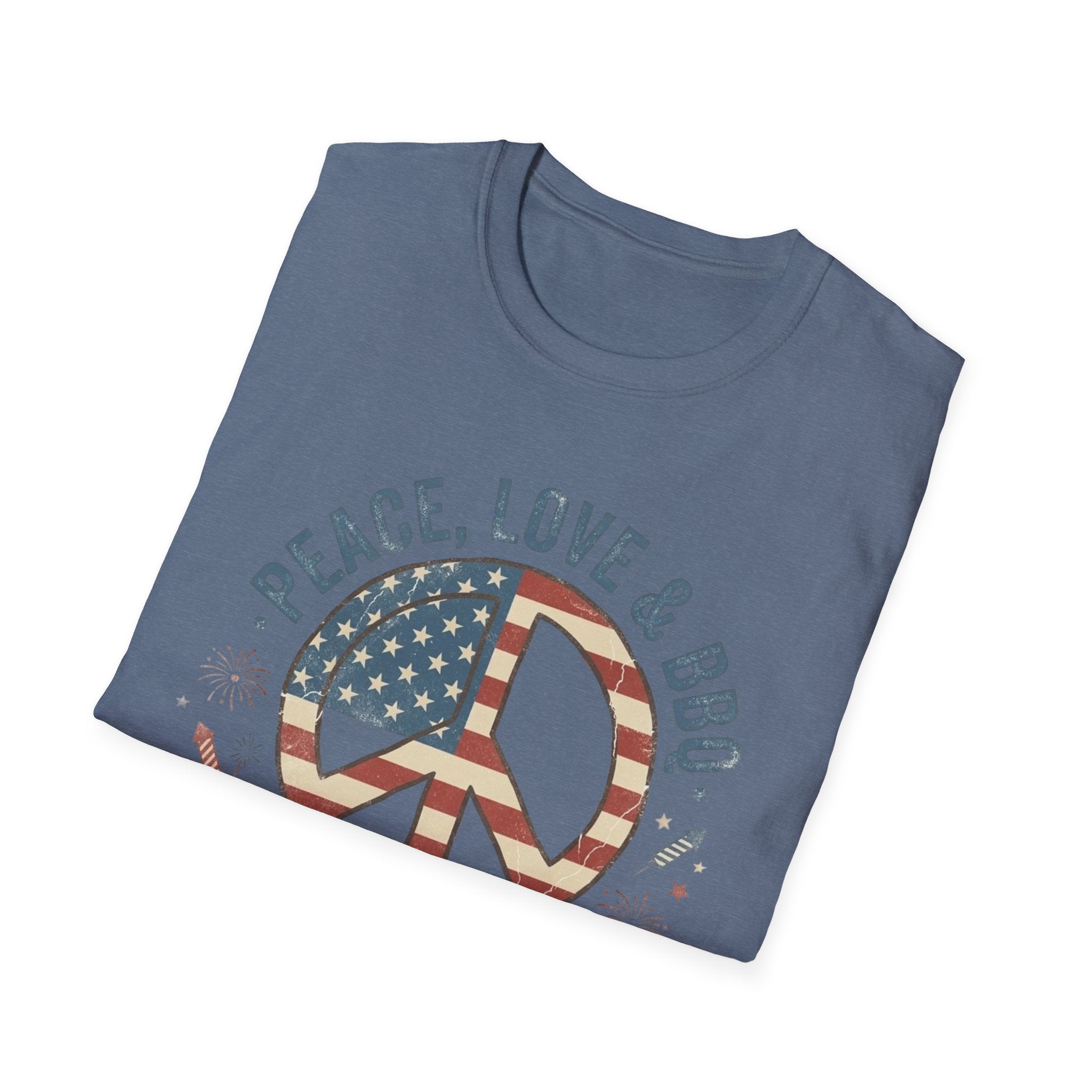 Stars & Stripes Unisex Softstyle Tee – 4th of July