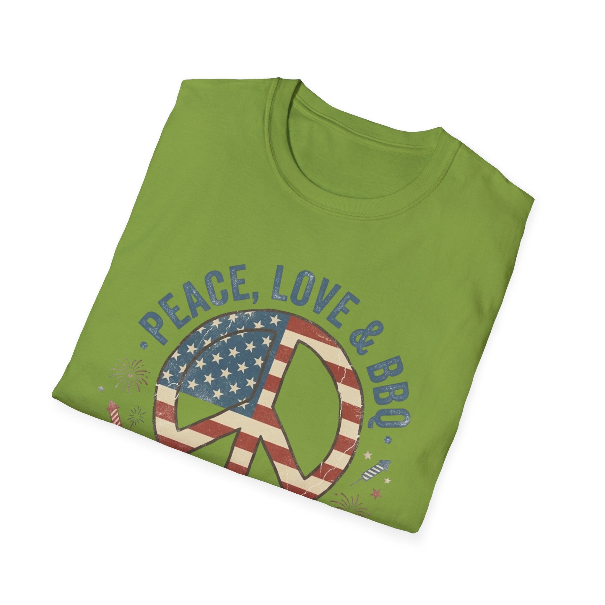 Stars & Stripes Unisex Softstyle Tee – 4th of July