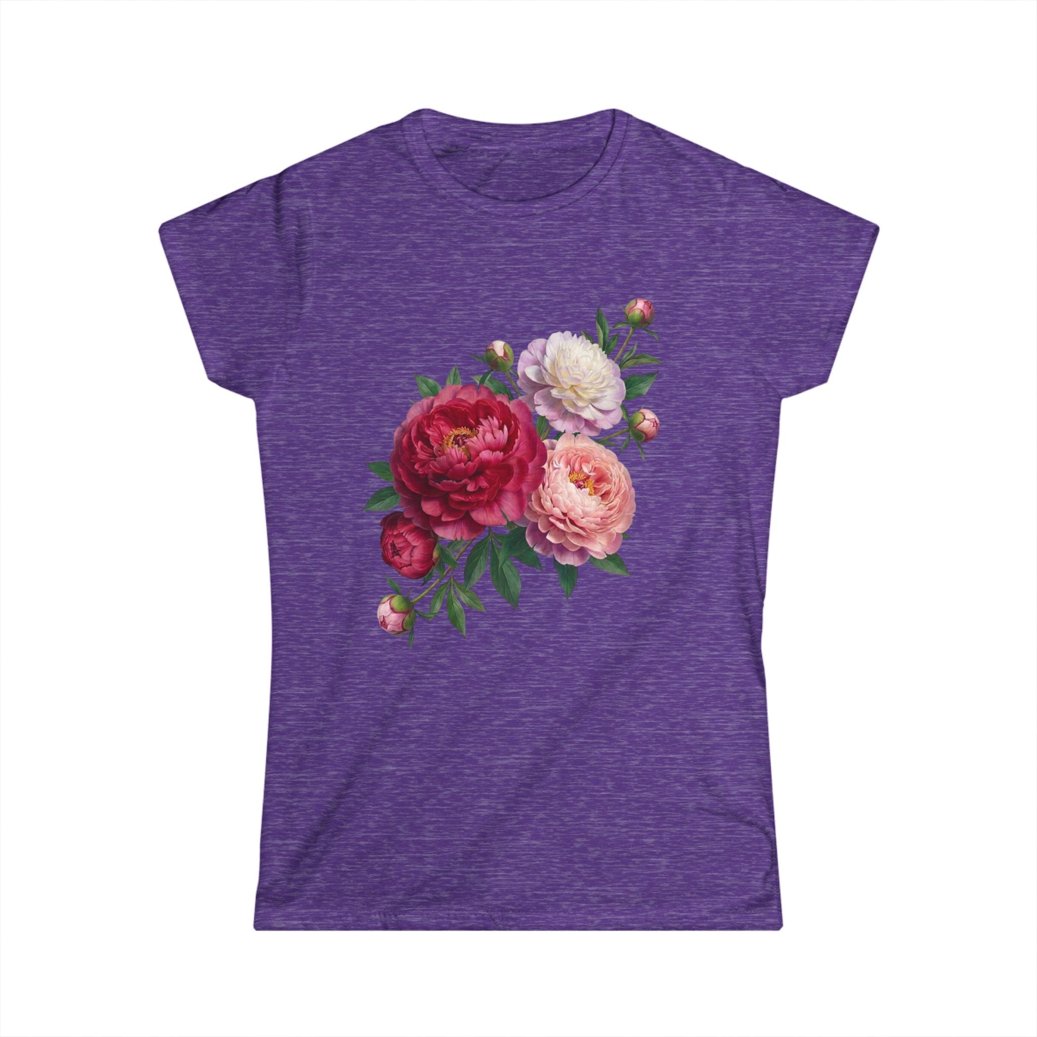 Peonies Bouquet Women's Softstyle Tee
