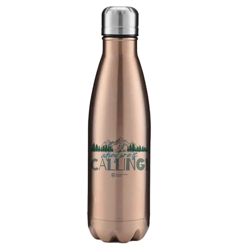 Camping Adventure 17oz Insulated Stainless Steel Water Bottle | UV Printed