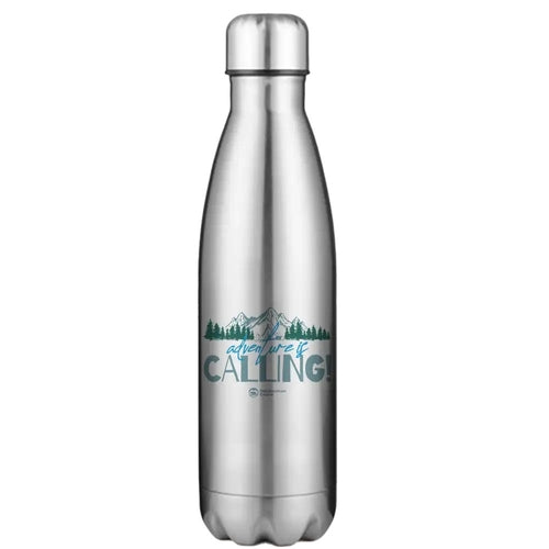 Camping Adventure 17oz Insulated Stainless Steel Water Bottle | UV Printed